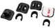 Katana self-adhesive aluminum guide sleeves set incl. clips (4 pieces)