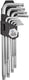 Katana torx angle wrench set ith bore t10 - t50
