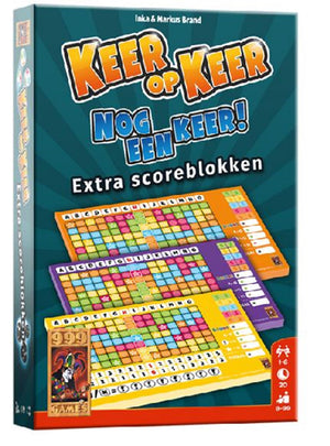 999games keer op keer scoreblok 3 stuks level 2, 3 en 4