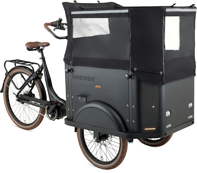 Load image into Gallery viewer, Keewee Bakfiets 20 Inch 54 cm Unisex 8V Hydraulische schijfrem Matzwart

