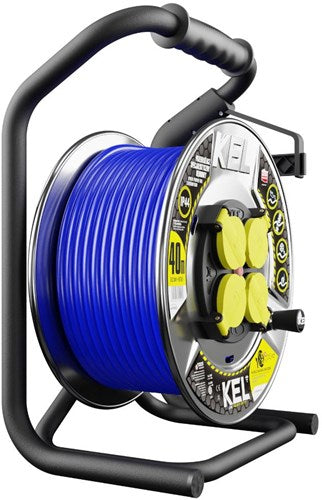 Afbeelding laden in galerijviewer, Enzo kel kabelhaspel prof h07bq-f 3x2,5qmm 40m blauw - 1167340
