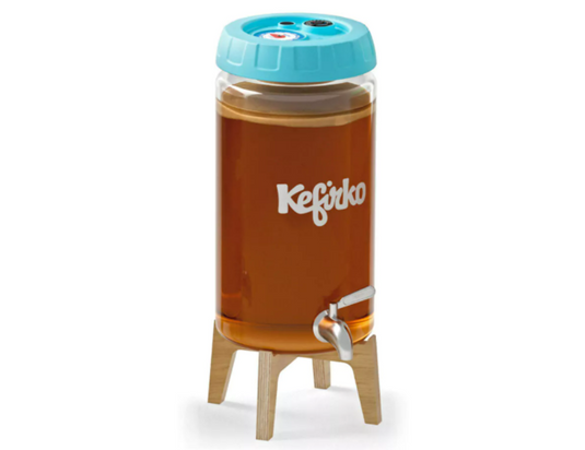 Kefirko kombucha fermentatiepot - drankdispenser - 4l blauw