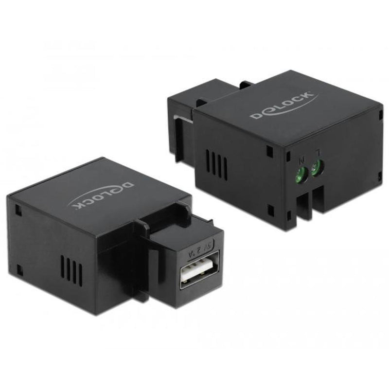Load image into Gallery viewer, Usb a naar 2‑pins aansluitblok keystone
