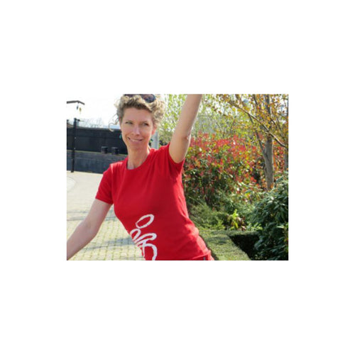 kickbike red t-shirt size l