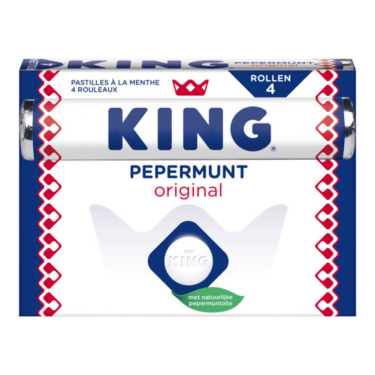 King pepermunt rol 4-pack (24 stuks)