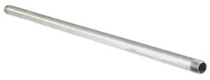Load image into Gallery viewer, Kirchhoff smeedijzeren pijpnippel, verzinkt, 3 4 x 1000 mm, (23) - 989824155
