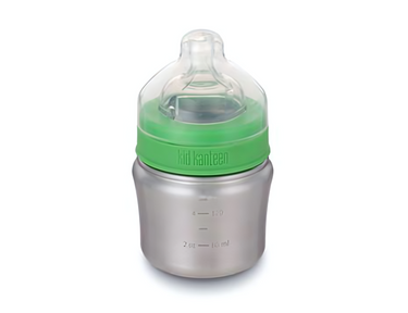 Klean kanteen drinkflesje baby 0-6 m - rvs - 148ml - slow flow
