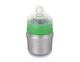Klean kanteen drinkflesje baby 0-6 m - rvs - 148ml - slow flow
