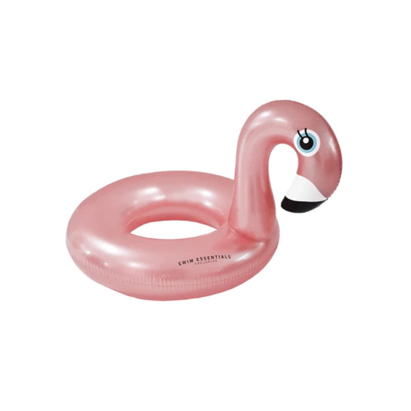 Load image into Gallery viewer, Dreamscape | rosé goud flamingo zwemband ø 95 cm
