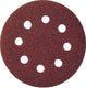 Klingspor schuurpad met klitbevestiging | gls 5 125 mm korreling 120 | voor hout metaal korund | gatenaantal 8 | 50 stuks - 89493 - 89493a