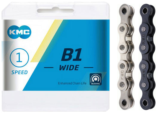 BD1202A Ketting KMC B1 zwart x112 - Stadsfiets, e-bike, BMX, fixed gears