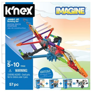 Cilgro k'nex bouwset - jumbo jet, 57dlg.