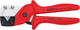 Knipex 90 10 185 buizensnijder voor meerlaagse en pneumatische | slangen van kunststof | met glasvezel - 90 10 185