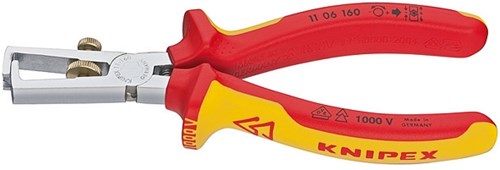 Knipex afstriptang + veer comfort 160 mm vde - 1106160