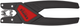 Knipex automatische afstriptang voor vlakke kabels | lengte 180 mm - 12 64 180
