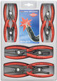 Knipex 00 20 04 sb precisie-borgveertang set geschikt voor borgringen binnen- en buitenringen 12-25 mm, 19-60 mm 10-25