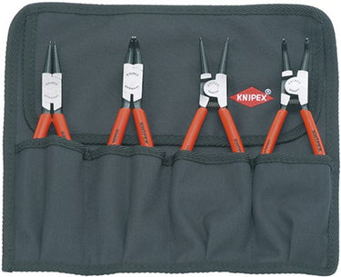 Knipex borgveertangenset 001956 (rood zwart, 4-delig)