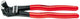 Knipex boutenvoorsnijtang zwart geatramenteerd 200 mm - 6101200