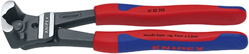 Knipex boutenvoorsnijtang zwart geatramenteerd 200 mm - 6102200