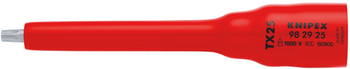 Knipex dopsleutel 3 8 | voor tx25 | lengte 123 mm - 98 29 25