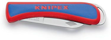 Knipex electriciën zakmes 16 20 50 sb (rood blauw, lengte 120mm)