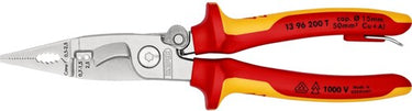 Knipex elektro installatietang 13 96 200 t (rood geel)