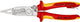 Knipex elektro installatietang 13 96 200 t (rood geel)