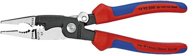 Knipex elektronica-installatietang 13 92 200 (rood blauw)