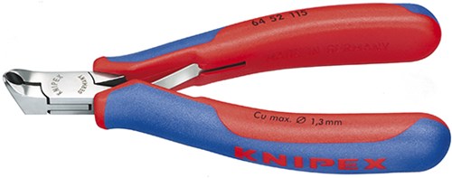 Knipex elektronica-voorsnijtang met meer-componentengrepen 115 mm - 6452115