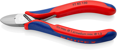 Knipex elektronica-zijsnijtangen esd | 130 mm lengte | doorgestoken scharnier | meer-componentengrepen - 77 82 130