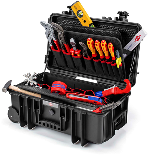 Load image into Gallery viewer, Knipex gereedschapskoffer robust26 move sanitair | 17-delig - 00 21 33 s
