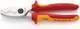 Knipex kabelschaar met dubbele snijkanten | geïsoleerd | meer-componentengrepen | vde-gekeurd - 95 16 200 sb