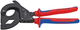 Knipex kabelschaar (ratelprincipe) | voor met staal gewapende kabels (swa kabels) | meer-componentengrepen - 95 32 315 a