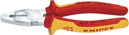 Knipex kombitang 01 06 160 combinatietang (rood geel)
