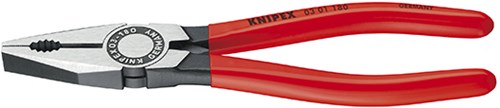 Knipex kombitang zwart geatramenteerd met kunststof bekleed 200 mm - 0301200