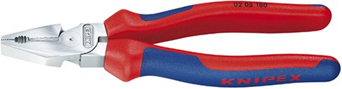 Knipex kracht-kombitang 180 mm combinatietang (rood blauw)