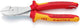 Knipex kracht-zijsnijtang | lengte 200 mm | vde vorm 0 met bevestigingsoog | meercomponenten mantels | 1 stuk - 74 06 200 t - 74 06 200 t