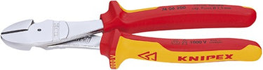 Knipex kracht-zijsnijtang verchroomd 250 mm - 7406250
