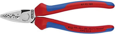 Knipex 97 72 180 adereindhulstang 025-160mm