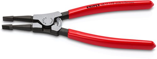 Load image into Gallery viewer, Knipex montagetang voor veerringen op assen | kunststof bekleed | gebruineerd | lengte 170 mm - 45 11 170
