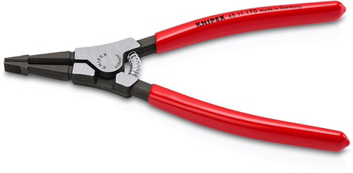 Load image into Gallery viewer, Knipex montagetang voor veerringen op assen | kunststof bekleed | gebruineerd | lengte 170 mm - 45 11 170
