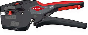 Knipex nexstrip® multitool voor elektriciens | antislip kunststof bekleding | lengte 190 mm - 12 72 190 sb