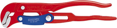 Knipex pijptang s-vormig met snelle instelling rood poedergecoat 330 mm - 8360010