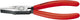 Knipex platbuigtang zwart geatramenteerd met kunststof bekleed 160 mm - 2001160