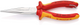 Knipex platspitse tang met zijsnijder (telefoontang) | 200 mm lengte | geïsoleerd | meercomponenten-omhulling - 26 16 200 t bk