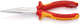 Knipex platspitse tang met zijsnijder (telefoontang) | 200 mm lengte | geïsoleerd | meercomponenten-omhulling - 26 16 200 t bk