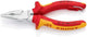 Knipex puntcombinatietang | lengte 145 mm | meercomponentenhulzen | verchroomd vde | 1 stuk - 08 26 145 t - 08 26 145 t