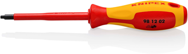 Knipex robertson r2 schroevendraaier | geïsoleerde meercomponenten-greep | vde-gekeurd - 98 12 02