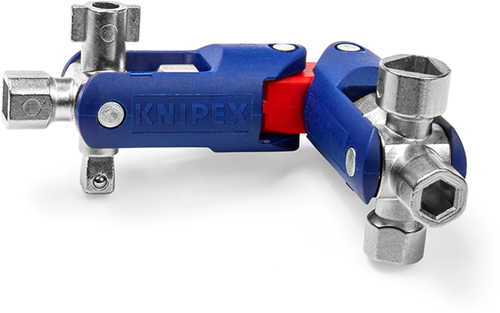 Load image into Gallery viewer, Knipex schakelkastsleutel | voor alle standaard afsluitsystemen | lengte 161 mm - 00 11 06 v04
