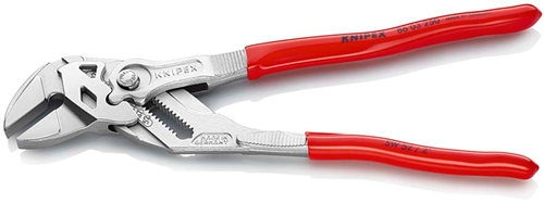 Load image into Gallery viewer, Knipex sleuteltang | 250 mm lengte | tang en schroefsleutel in eén | kunststof bekleed | verchroomd - 86 03 250 sb
